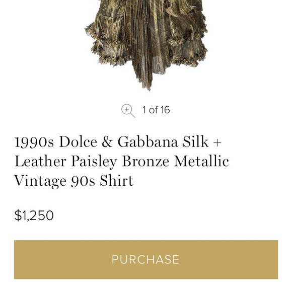 Y2K Dolce and Gabbana Silk Tank - Picture 2 of 9